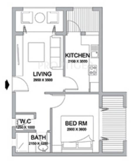 Naroo Park View (1BHK+1T (664 sq ft) 664 sq ft) Naroo Park View (1BHK+1T (664 sq ft) 664 sq ft)