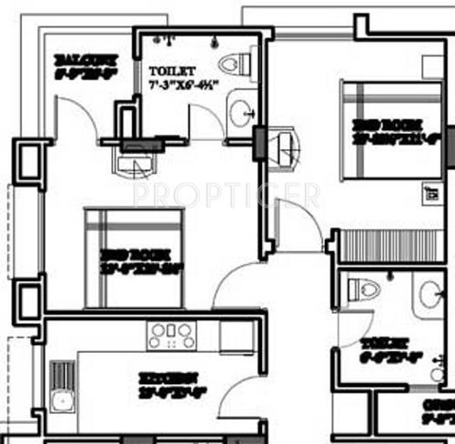 Manohar Neelkanth (2BHK+2T (1,090 sq ft) 1090 sq ft)