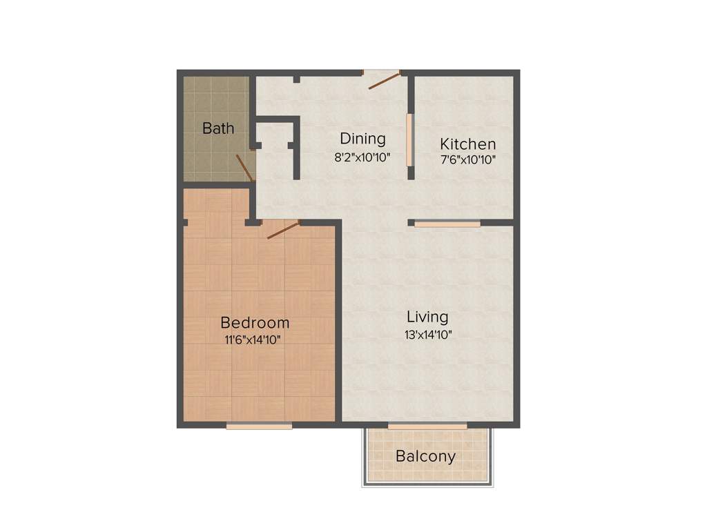 Royal Star Star City (1BHK+1T (562 sq ft) 562 sq ft)