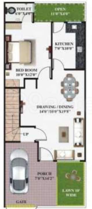 himanshu mega city Floor Plan Ground Floor Plan