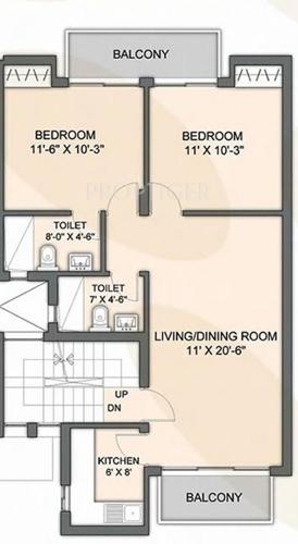 Ireo Oyster Floor (2BHK+2T (900 sq ft) 900 sq ft) Ireo Oyster Floor (2BHK+2T (900 sq ft) 900 sq ft)