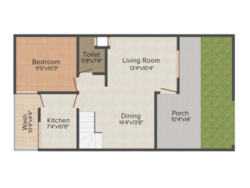 Shriram Colonizers and Developers Sarthak Campus 3BHK+3T (1,500 sq ft)