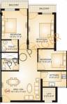 Virat Build Home Pvt Ltd Virat Residency A Floor Plan (3BHK+2T)