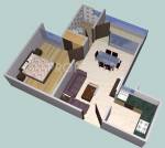 Auric SEZ Avenue (1BHK+1T (460 sq ft) 460 sq ft)