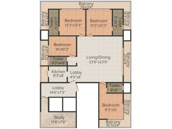 Vardhan Sea Sequence (4BHK+4T (3,200 sq ft) 3200 sq ft) Vardhan Sea Sequence (4BHK+4T (3,200 sq ft) 3200 sq ft)