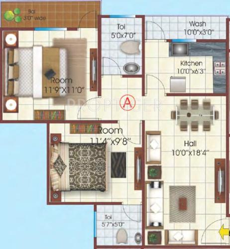 Shriram Sapna (2BHK+2T (1,000 sq ft) 1000 sq ft) Shriram Sapna (2BHK+2T (1,000 sq ft) 1000 sq ft)