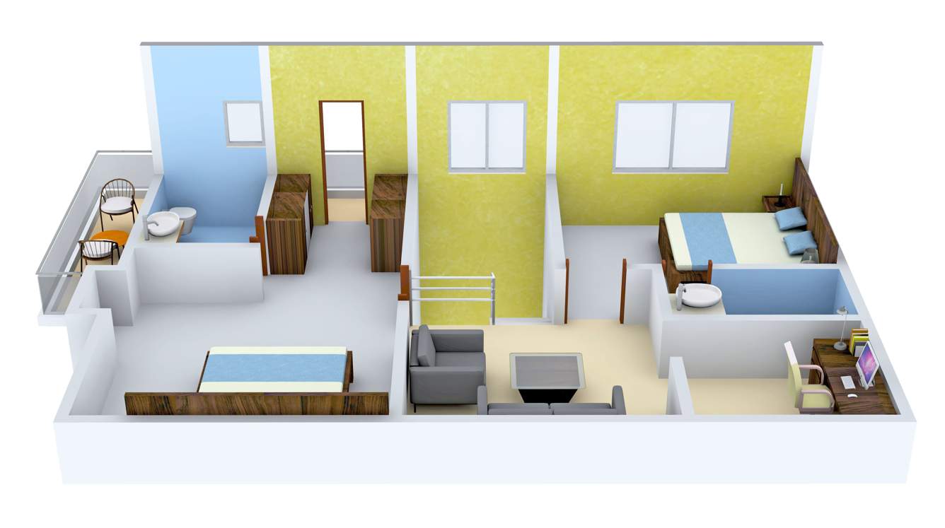 Concorde Napa Valley (3BHK+3T (1,884 sq ft) + Study Room 1884 sq ft)