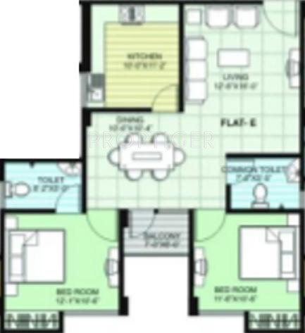 Uttarayan Greens (2BHK+2T (1,082 sq ft) 1082 sq ft) Uttarayan Greens (2BHK+2T (1,082 sq ft) 1082 sq ft)