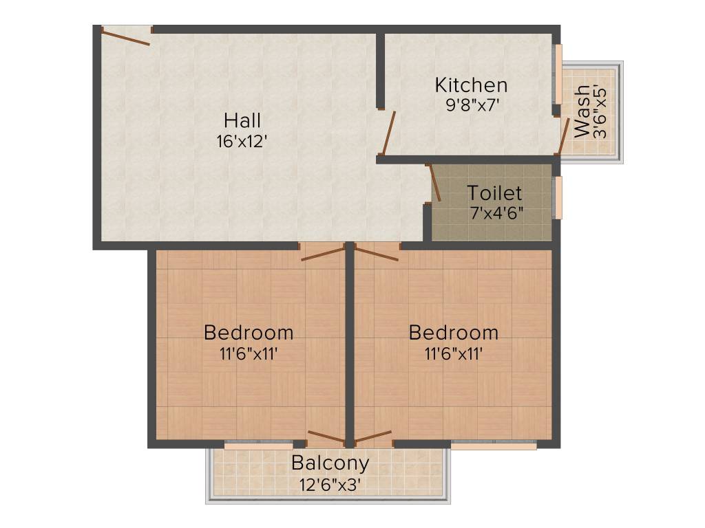 Shriram Colonizers and Developers Kruti Parisar 2BHK+1T (900 sq ft) Shriram Colonizers and Developers Kruti Parisar 2BHK+1T (900 sq ft)