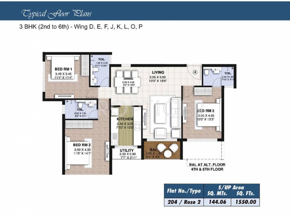 Bhojpal Shree Krishna Heights (3BHK+3T (1,550 sq ft) 1550 sq ft) Bhojpal Shree Krishna Heights (3BHK+3T (1,550 sq ft) 1550 sq ft)