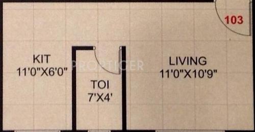 Guru Shreepati Arcade (1BHK+1T (430 sq ft) 430 sq ft)