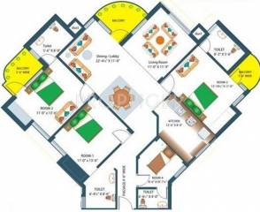 Sliver Themes (4BHK+4T (1,916 sq ft) 1916 sq ft)