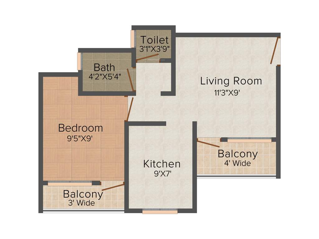 Rishabh Rishabh Towers (1BHK+1T (650 sq ft) 650 sq ft)