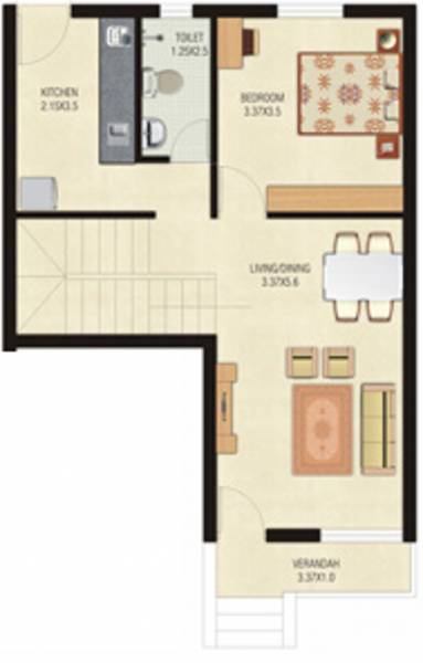 Asian Bay View Villas (3BHK+3T (1,503 sq ft) 1503 sq ft)