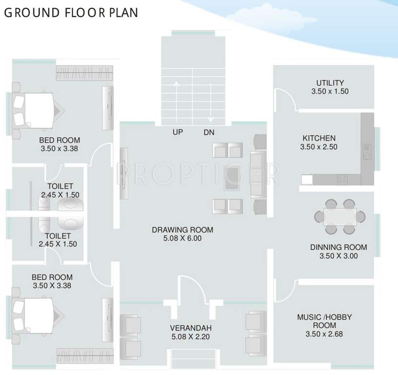 Saldanha Countryside (5BHK+5T (2,788 sq ft) 2788 sq ft)