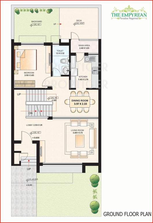 Fire Tranquility Town Houses (3BHK+3T (2,328 sq ft) 2328 sq ft)