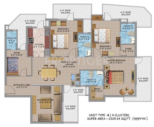 Hanumant Bollywood Heights 2 (3BHK+4T (2,329 sq ft) 2329 sq ft) Hanumant Bollywood Heights 2 (3BHK+4T (2,329 sq ft) 2329 sq ft)