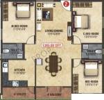 BM BM Green Woods (3BHK+2T (1,395 sq ft) 1395 sq ft) BM BM Green Woods (3BHK+2T (1,395 sq ft) 1395 sq ft)