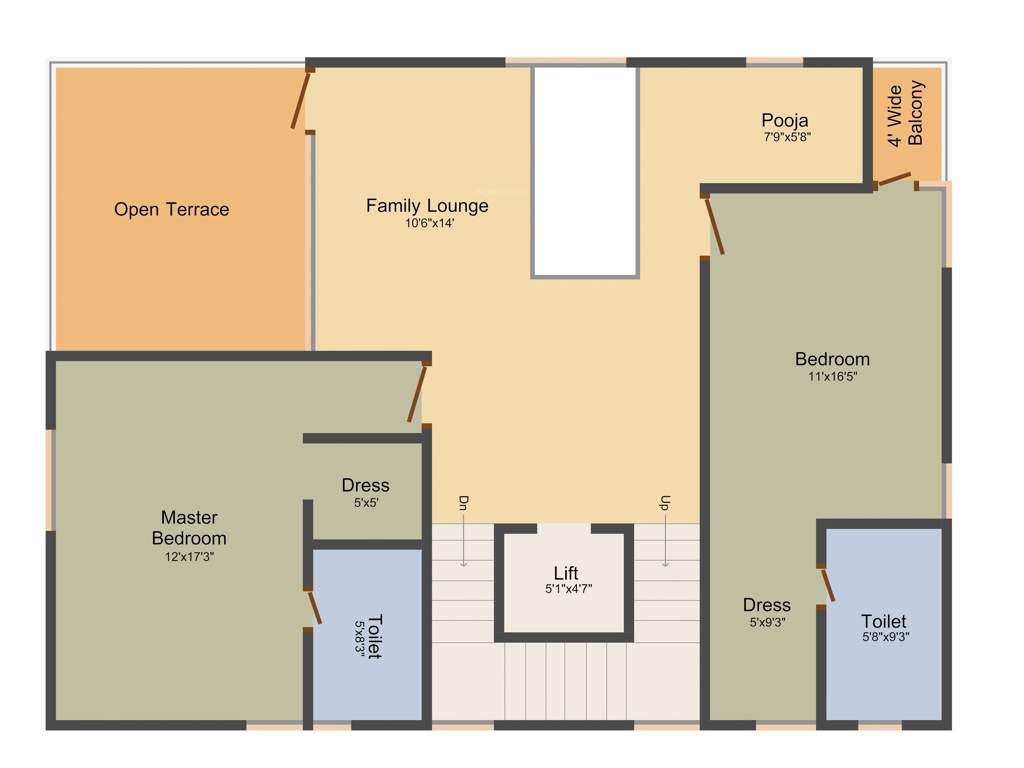 Vasantha City (4BHK+5T (3,876 sq ft) + Servant Room 3876 sq ft)