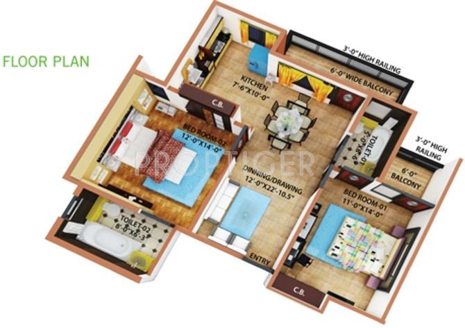 ALPS Alperia Parkway (2BHK+2T (1,230 sq ft) 1230 sq ft) ALPS Alperia Parkway (2BHK+2T (1,230 sq ft) 1230 sq ft)