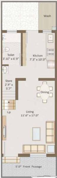  residency Floor Plan Ground Floor Plan
