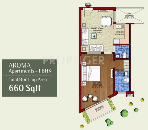 Sandwoods Euphoria (1BHK+1T (660 sq ft) 660 sq ft) Sandwoods Euphoria (1BHK+1T (660 sq ft) 660 sq ft)