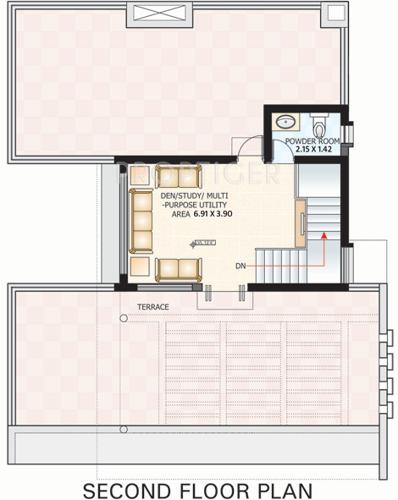 Fire Eternity Villas (4BHK+5T (3,444 sq ft) + Servant Room 3444 sq ft)