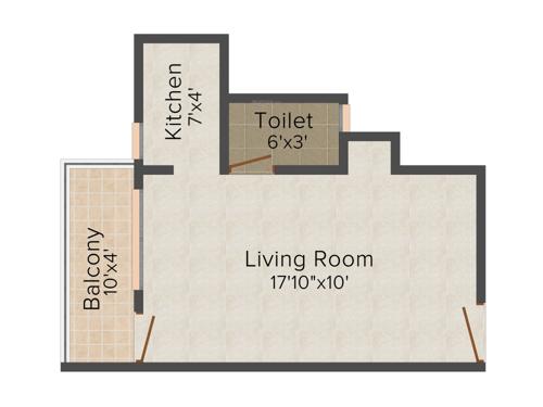 Sandwoods Spangle Lok Vihar (1BHK+1T (430 sq ft) 430 sq ft) Sandwoods Spangle Lok Vihar (1BHK+1T (430 sq ft) 430 sq ft)