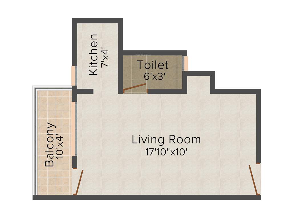 Sandwoods Spangle Lok Vihar (1BHK+1T (430 sq ft) 430 sq ft)