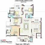 Pearls Nirmal Chhaya Towers (5BHK+4T (3,893 sq ft) 3893 sq ft)