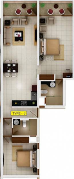 Kent Baywatch Suites (2BHK+2T (1,422 sq ft) 1422 sq ft)