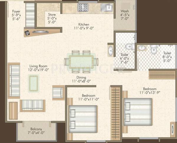 Darshanam Paradise (2BHK+2T (950 sq ft) 950 sq ft) Darshanam Paradise (2BHK+2T (950 sq ft) 950 sq ft)