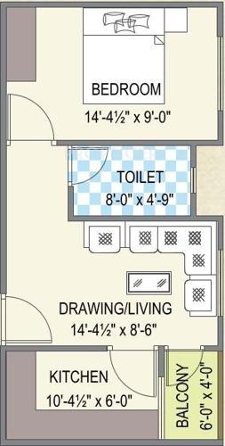 IPG Sanrachna Shri Krishnam Apartment (1BHK+1T (440 sq ft) 440 sq ft)