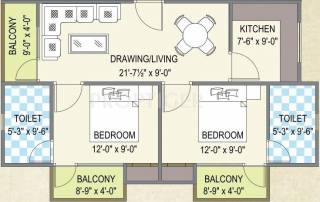 IPG Sanrachna Shri Krishnam Apartment (2BHK+2T (1,003 sq ft) 1003 sq ft) IPG Sanrachna Shri Krishnam Apartment (2BHK+2T (1,003 sq ft) 1003 sq ft)
