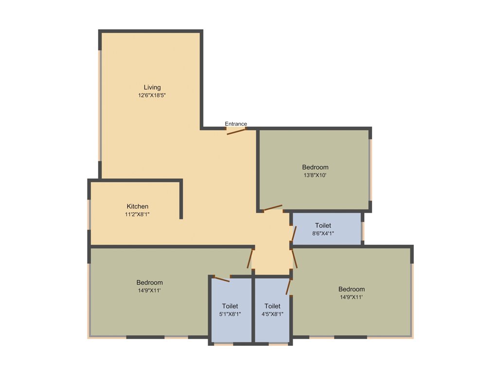 Matoshree Pride (3BHK+3T (1,785 sq ft) 1785 sq ft)