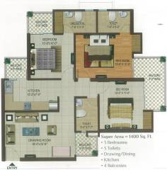Color Homes (3BHK+3T (1,400 sq ft) 1400 sq ft) Color Homes (3BHK+3T (1,400 sq ft) 1400 sq ft)