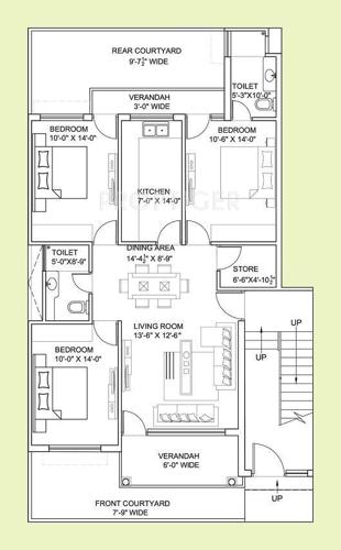Gillco Independent Floors (3BHK+3T (1,450 sq ft) 1450 sq ft) Gillco Independent Floors (3BHK+3T (1,450 sq ft) 1450 sq ft)