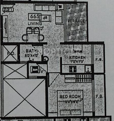Pragati Crystal (1BHK+1T (665 sq ft) 665 sq ft) Pragati Crystal (1BHK+1T (665 sq ft) 665 sq ft)