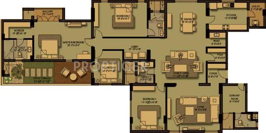 Akshaya 36 Carat (4BHK+4T (3,661 sq ft) + Servant Room 3661 sq ft) Akshaya 36 Carat (4BHK+4T (3,661 sq ft) + Servant Room 3661 sq ft)
