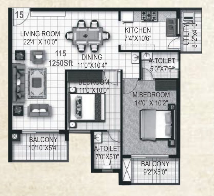 square Floor Plan Floor Plan