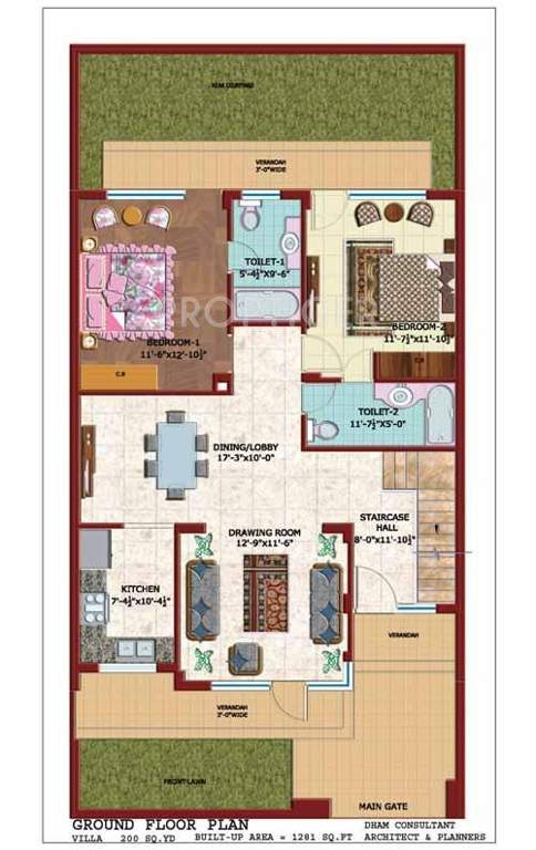 Janta Canal View Villa (5BHK+4T (2,690 sq ft) 2690 sq ft)