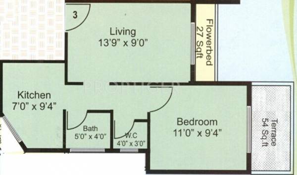 Dev Amrut Height (1BHK+1T (725 sq ft) 725 sq ft)