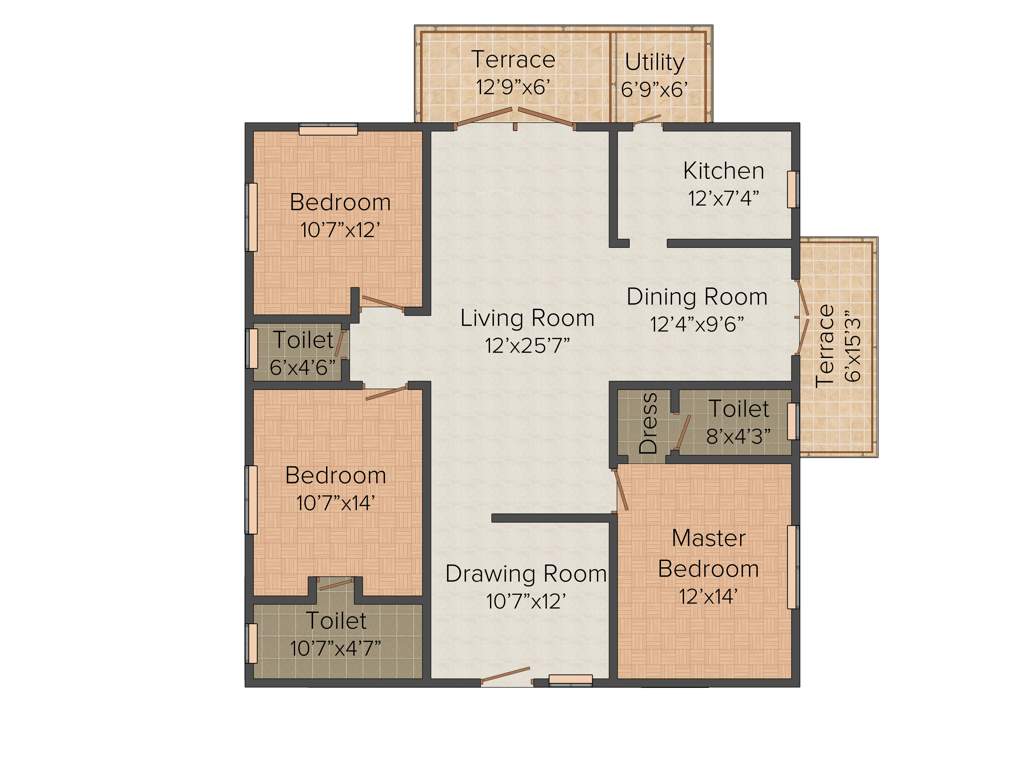 Prime Legend (3BHK+3T (1,979 sq ft) 1979 sq ft)