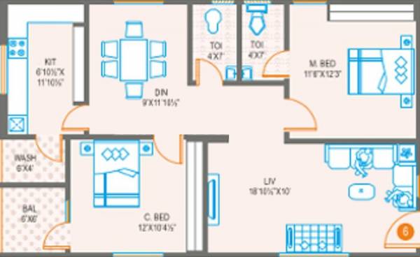  heights Floor Plan Floor Plan