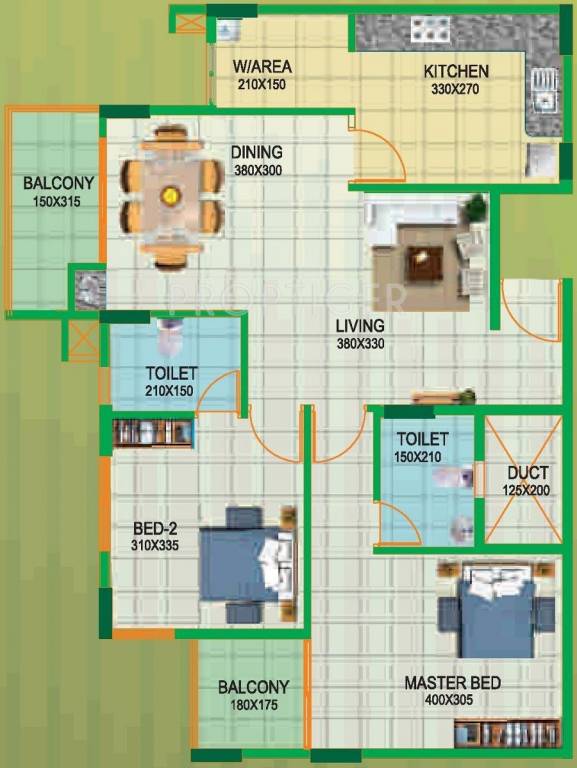 Sowparnika Regal (2BHK+2T (1,270 sq ft) 1270 sq ft) Sowparnika Regal (2BHK+2T (1,270 sq ft) 1270 sq ft)