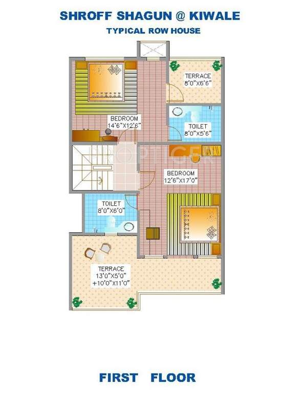 Shroff Shagun Villas (3BHK+3T (2,100 sq ft) 2100 sq ft)