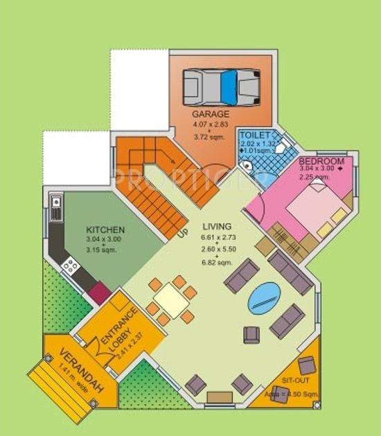 Aquarius Four Seasons Phase I (4BHK+4T (3,220 sq ft) 3220 sq ft)