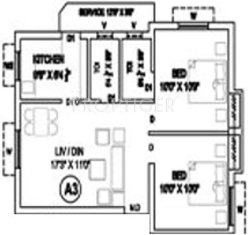 Bhuvaneshwari Rudrapriya And Raghupriya (2BHK+2T (789 sq ft) 789 sq ft) Bhuvaneshwari Rudrapriya And Raghupriya (2BHK+2T (789 sq ft) 789 sq ft)