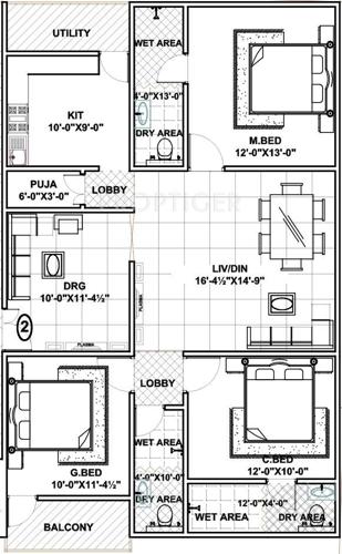 SV DD Colony (3BHK+3T (1,500 sq ft) Pooja Room 1500 sq ft) SV DD Colony (3BHK+3T (1,500 sq ft) Pooja Room 1500 sq ft)