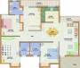 Raglan Infrastructure Ltd Gulmohar City Extension Appartment Floor Plan (3BHK+3T)